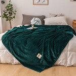 Cozy Flannel Blanket for Autumn - Unisex Thick Design