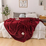 Cozy Flannel Blanket for Autumn - Unisex Thick Design