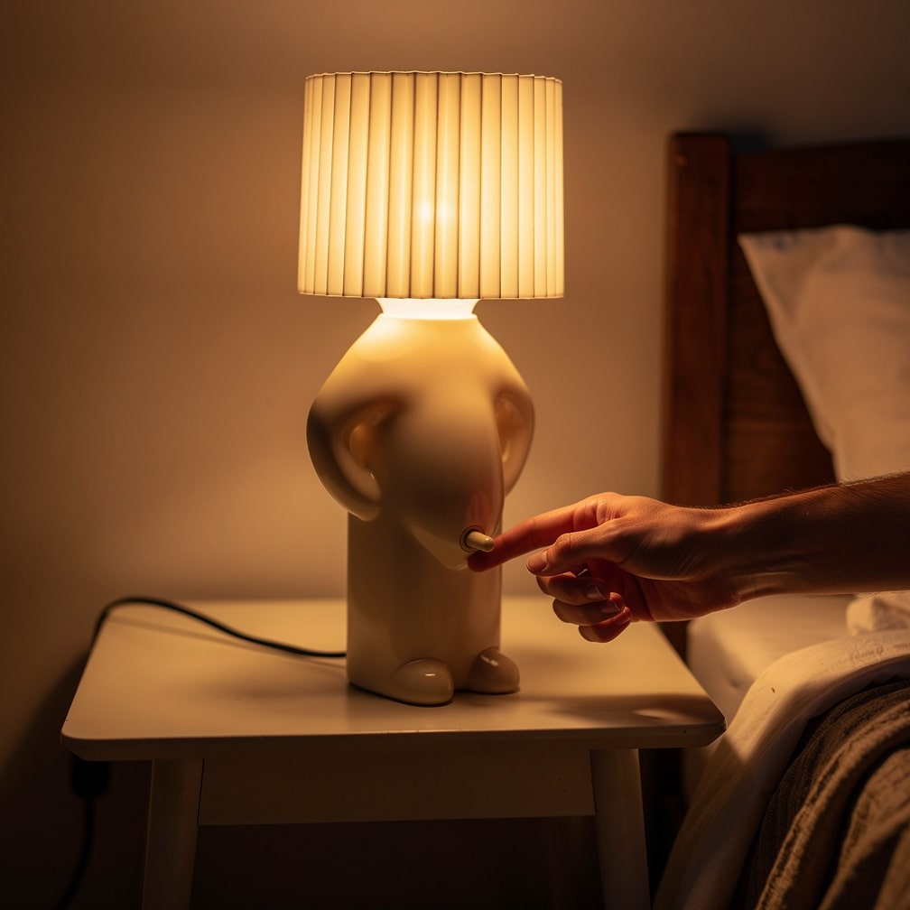 Verspielte LED Tischlampe für Gemütlichkeit und Stil