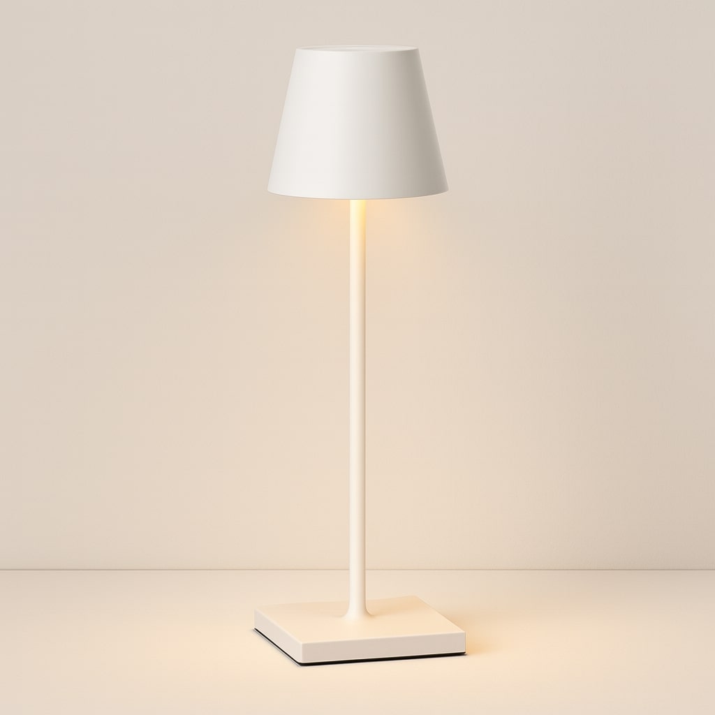 Kabellose LED Tischlampe mit Touch-Dimmer – Atmosphäre ohne Kabel