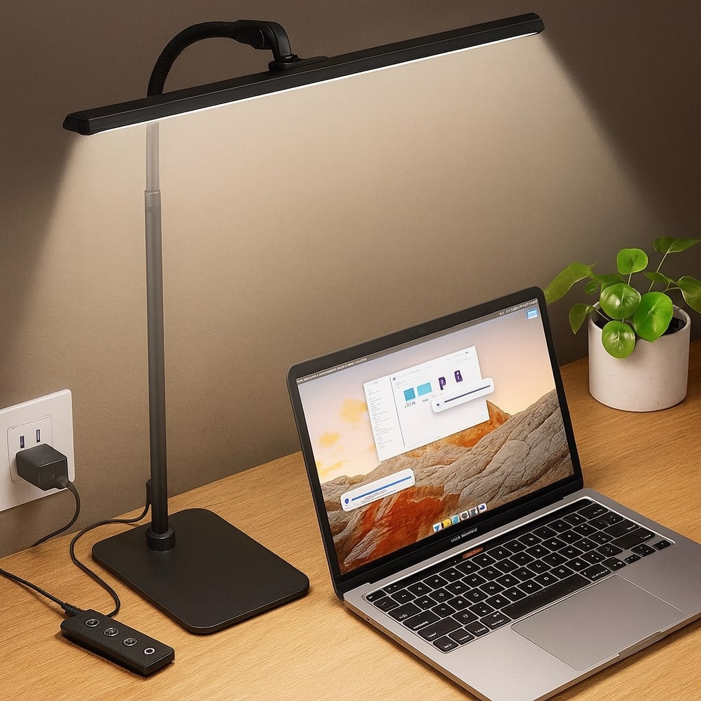 Moderne dimmbare LED-Schreibtischlampe für jeden Anlass