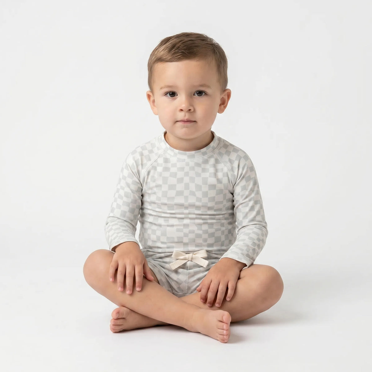 Long Sleeve Swim Set for Toddler Boys with UPF 50+ Protection