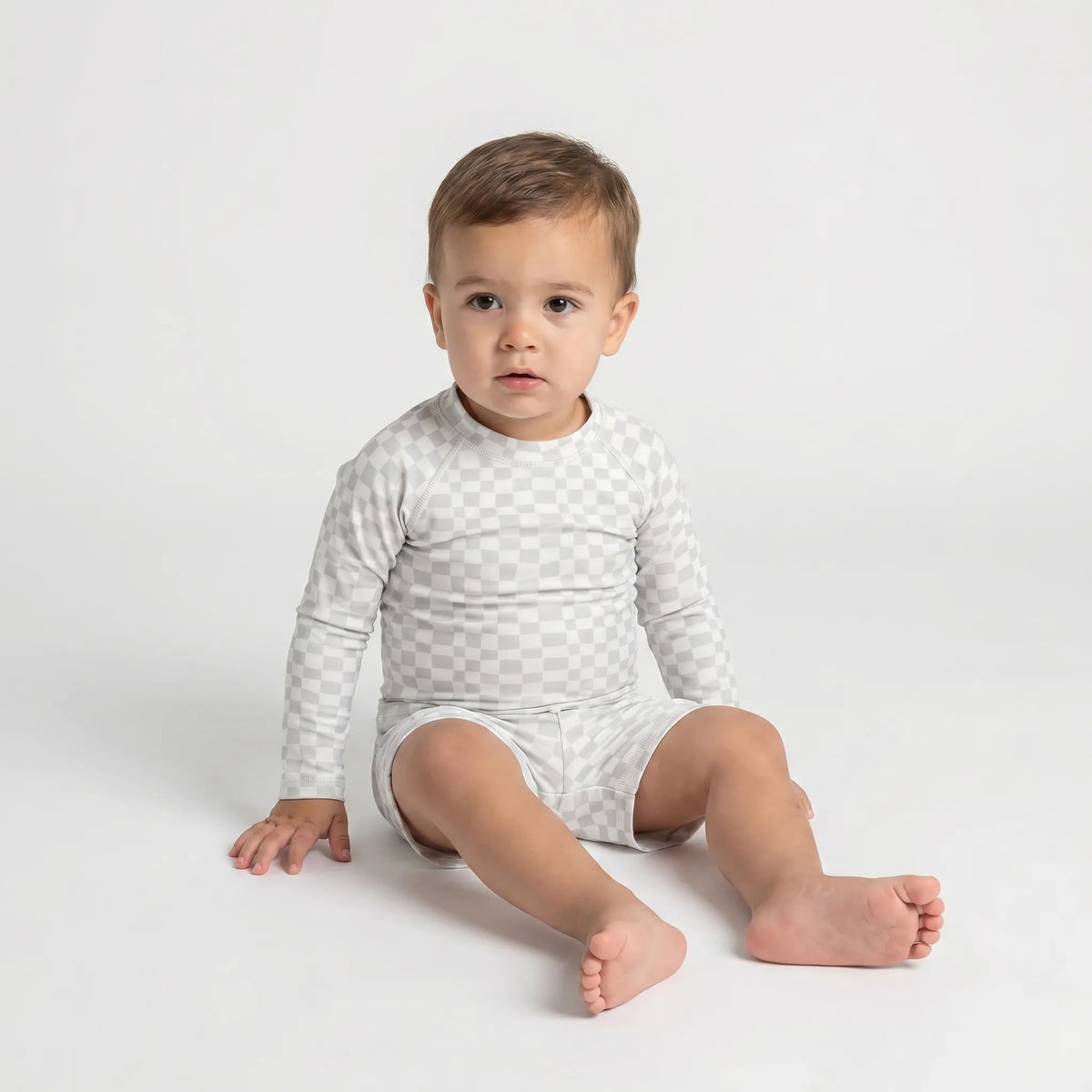 Long Sleeve Swim Set for Toddler Boys with UPF 50+ Protection