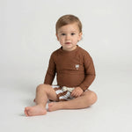 Long Sleeve Swim Set for Toddler Boys with UPF 50+ Protection