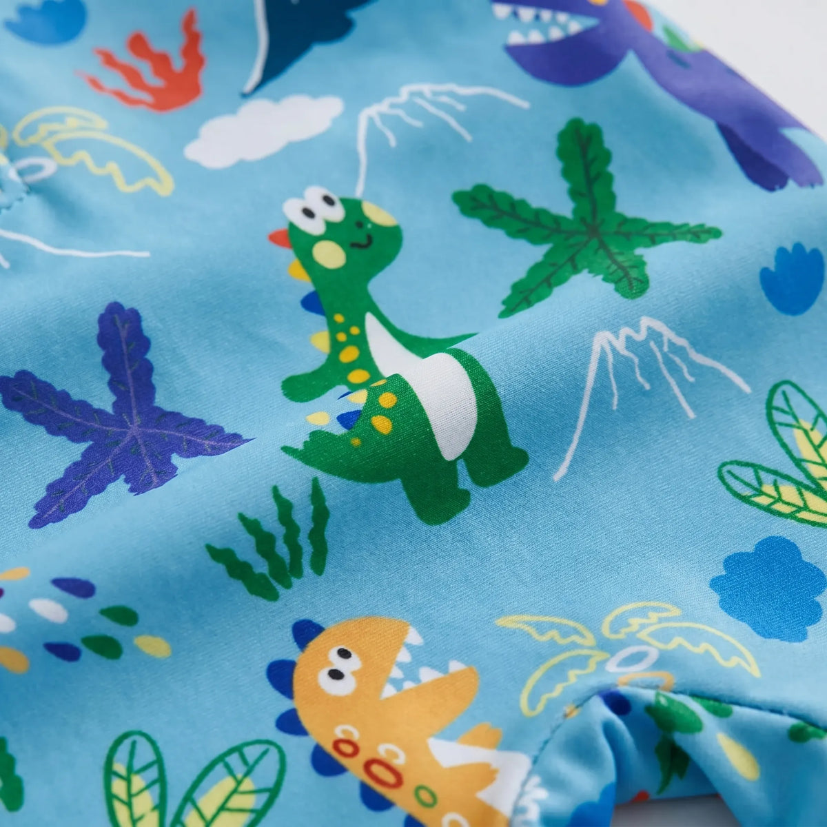 Long-Sleeve Swim Outfit for Toddlers with Sun Protection Hat