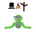 Plüschfigur eines bunten Affen