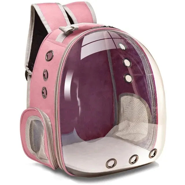 Transparent Bubble Backpack for Pets – Comfortable Travel Solution