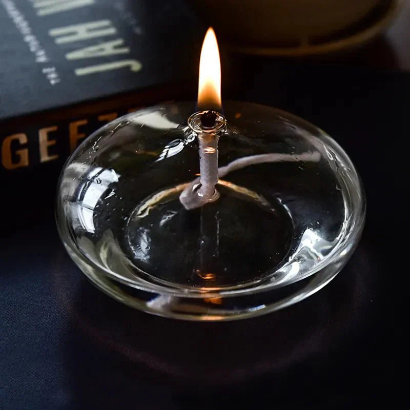 Elegante Glasöl-Lampe für stimmungsvolles Licht