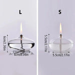 Elegante Glasöl-Lampe für stimmungsvolles Licht