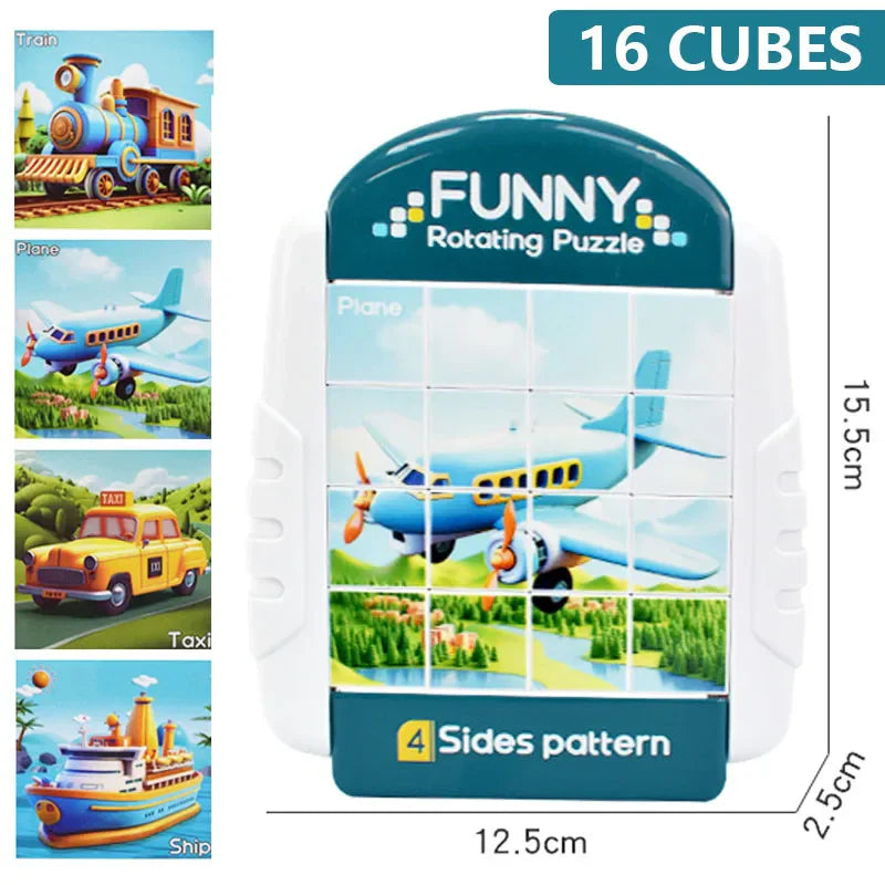 Drehpuzzle mit Tieren für Kinder – Unendlicher Puzzlespaß