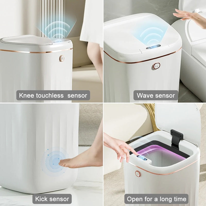 Intelligente Sensor-Mülleimer