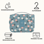 Wasserfeste Reise-Kosmetiktasche mit praktischem Aufhänger