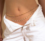 Sommerliche Eleganz mit der GlanzKette für den Bauch