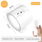 Magnetic LED Wall Light with Remote Control – Flexible Lighting for Any Room