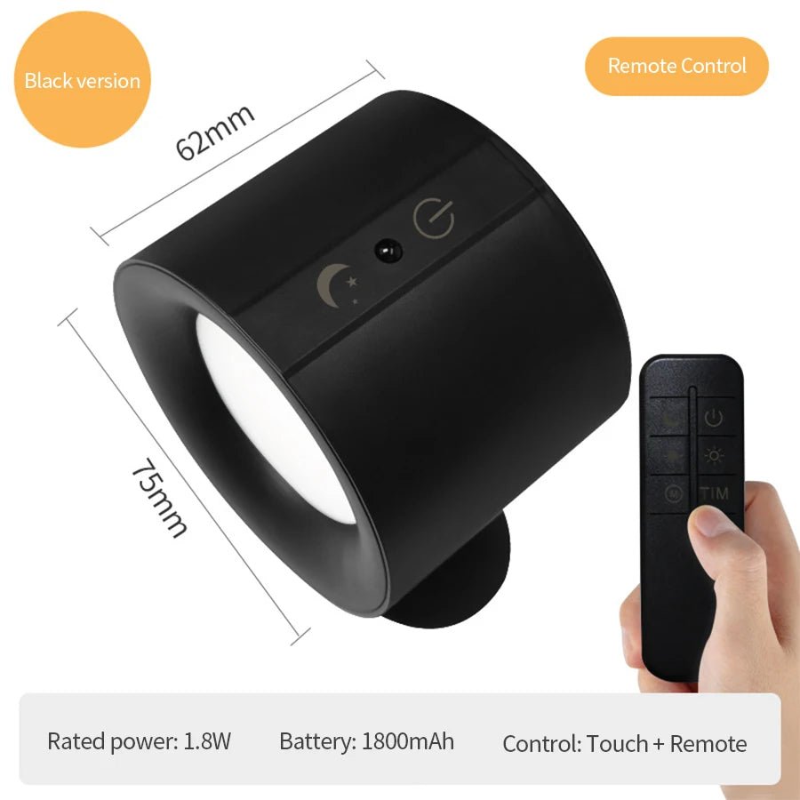 Magnetic LED Wall Light with Remote Control – Flexible Lighting for Any Room