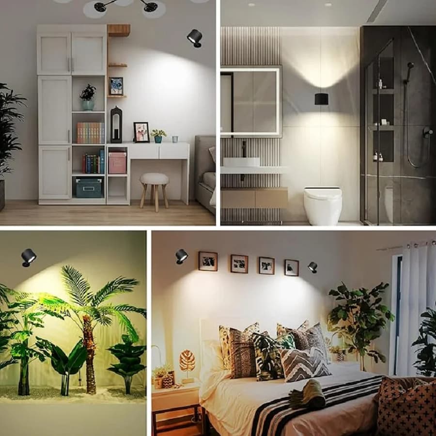 Magnetic LED Wall Light with Remote Control – Flexible Lighting for Any Room