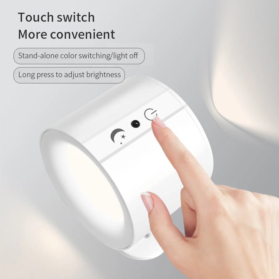 Magnetic LED Wall Light with Remote Control – Flexible Lighting for Any Room