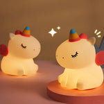 Playful Night Lamp for Children – Rechargeable Silicone Lamp with Colour Change