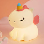 Playful Night Lamp for Children – Rechargeable Silicone Lamp with Colour Change