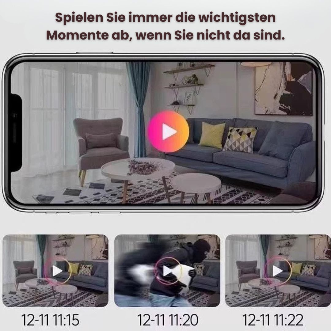 Kabellose WLAN Überwachungskamera für drinnen und draußen