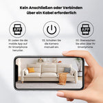 Kabellose WLAN Überwachungskamera für drinnen und draußen