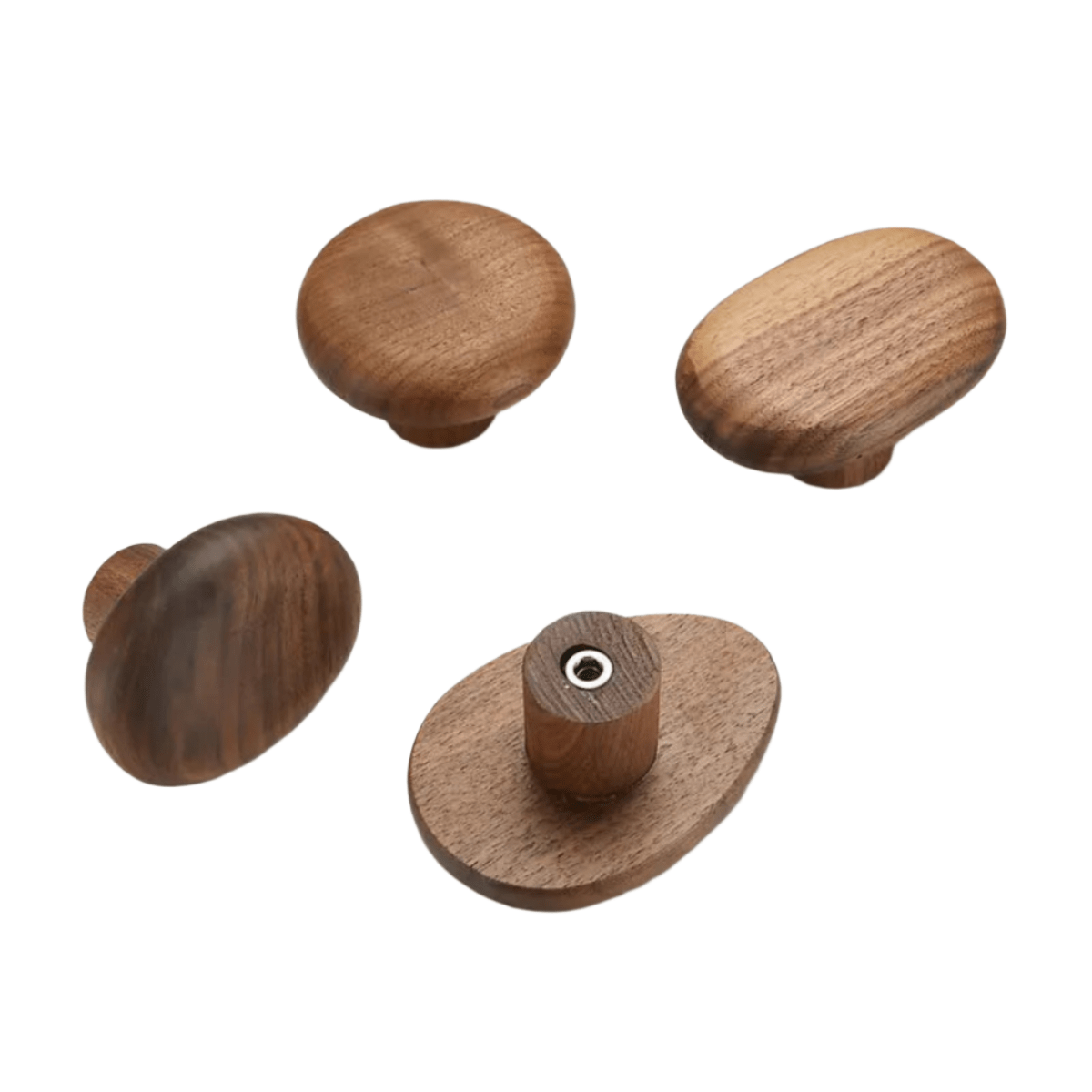 Elegant wall hooks made of fine wood for stylish storage