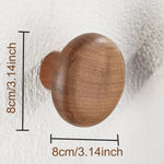 Elegant wall hooks made of fine wood for stylish storage