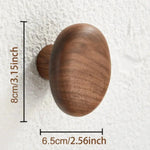 Elegant wall hooks made of fine wood for stylish storage
