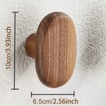 Elegant wall hooks made of fine wood for stylish storage