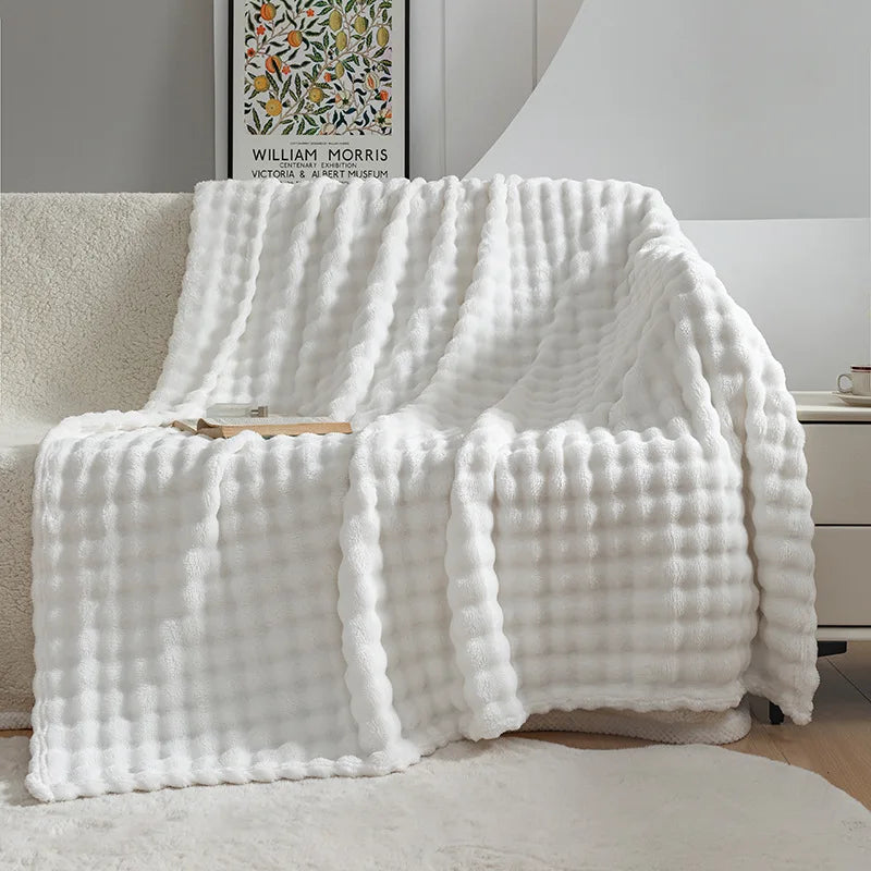 Soft Flannel Blanket for Home - Cozy Plush Comfort