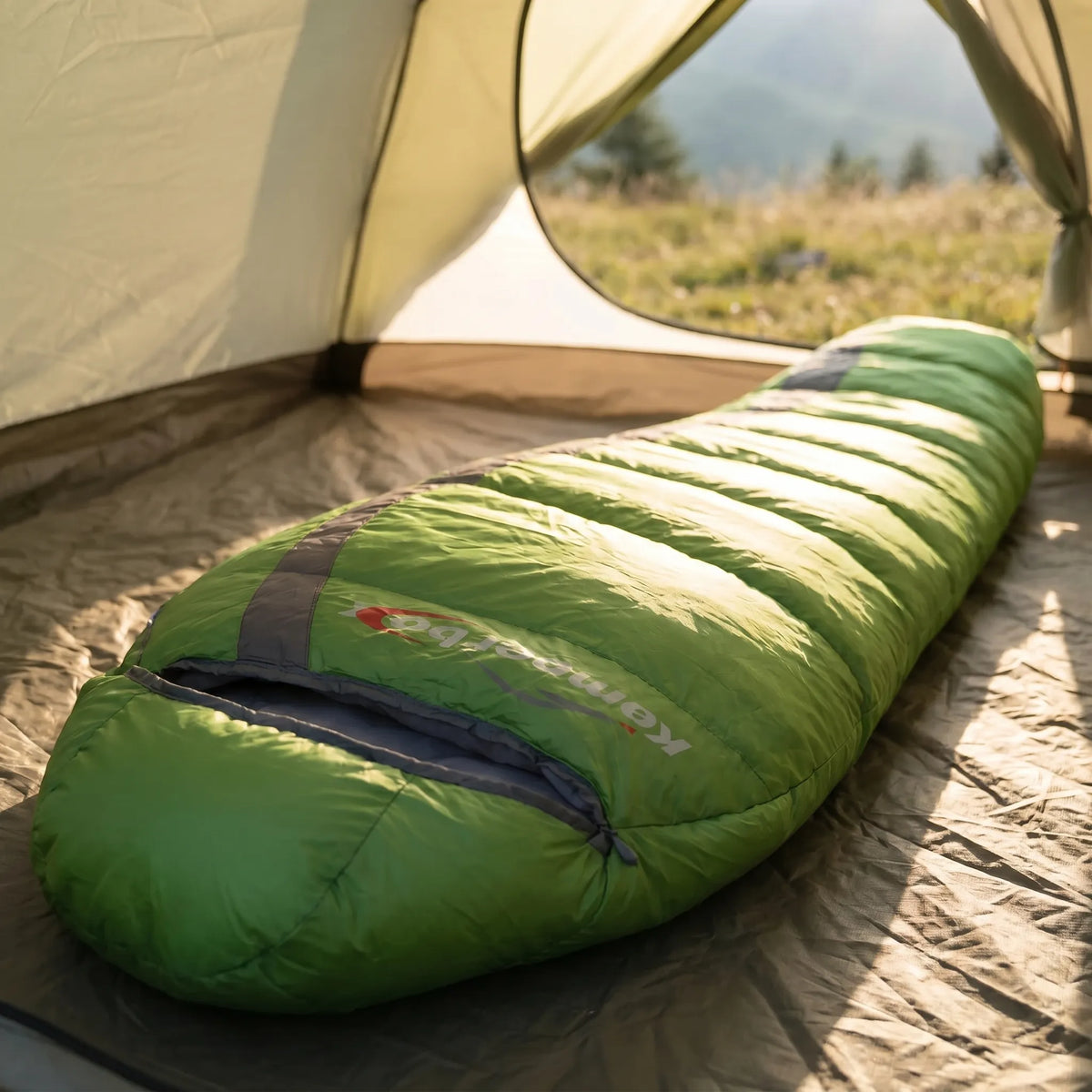 Lightweight Down Mummy Sleeping Bag for Cold Weather - Unisex