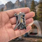 Folding Gas Burner for Camping - Lightweight Unisex Design