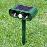 Pet-Friendly Solar Ultrasonic Animal Repeller for Your Garden