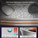 Round Bottom Wok in Uncoated Titanium for Induction Cooking