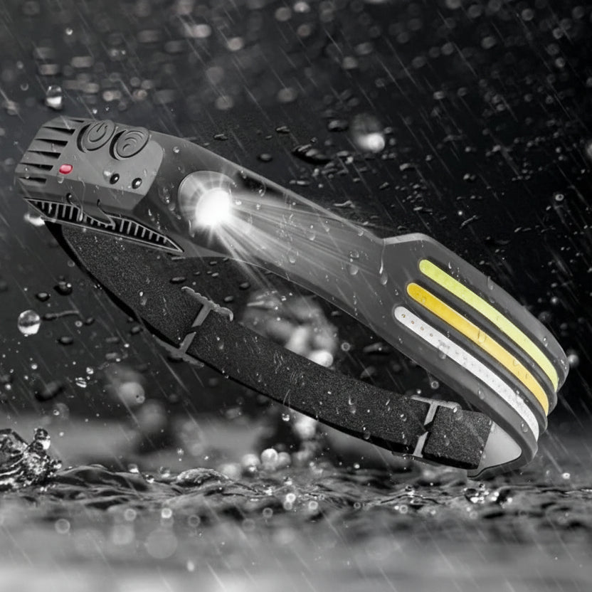 LED Headlamp for Outdoor Activities - 1500 Lumen Unisex Design