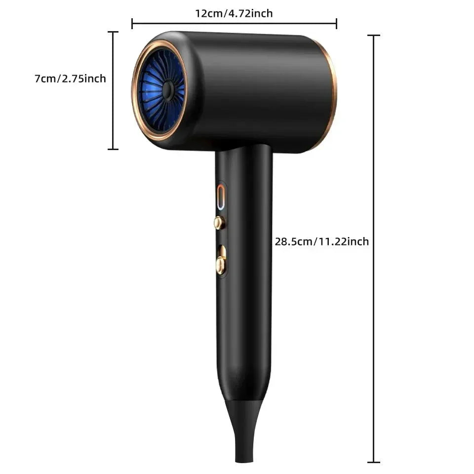 2400W Ionic Hair Dryer for Unisex - Smooth Styling Tool