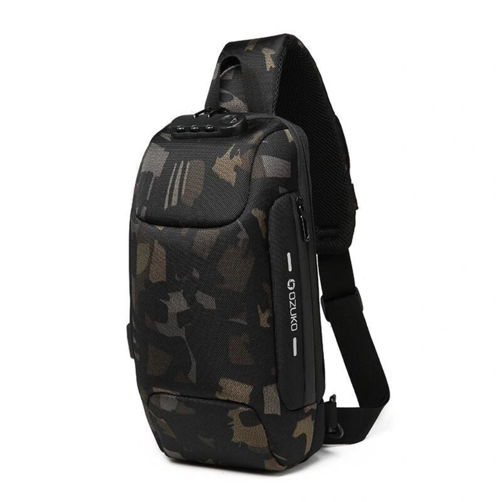USB Charging Sling Bag for Unisex – Anti-Theft Design