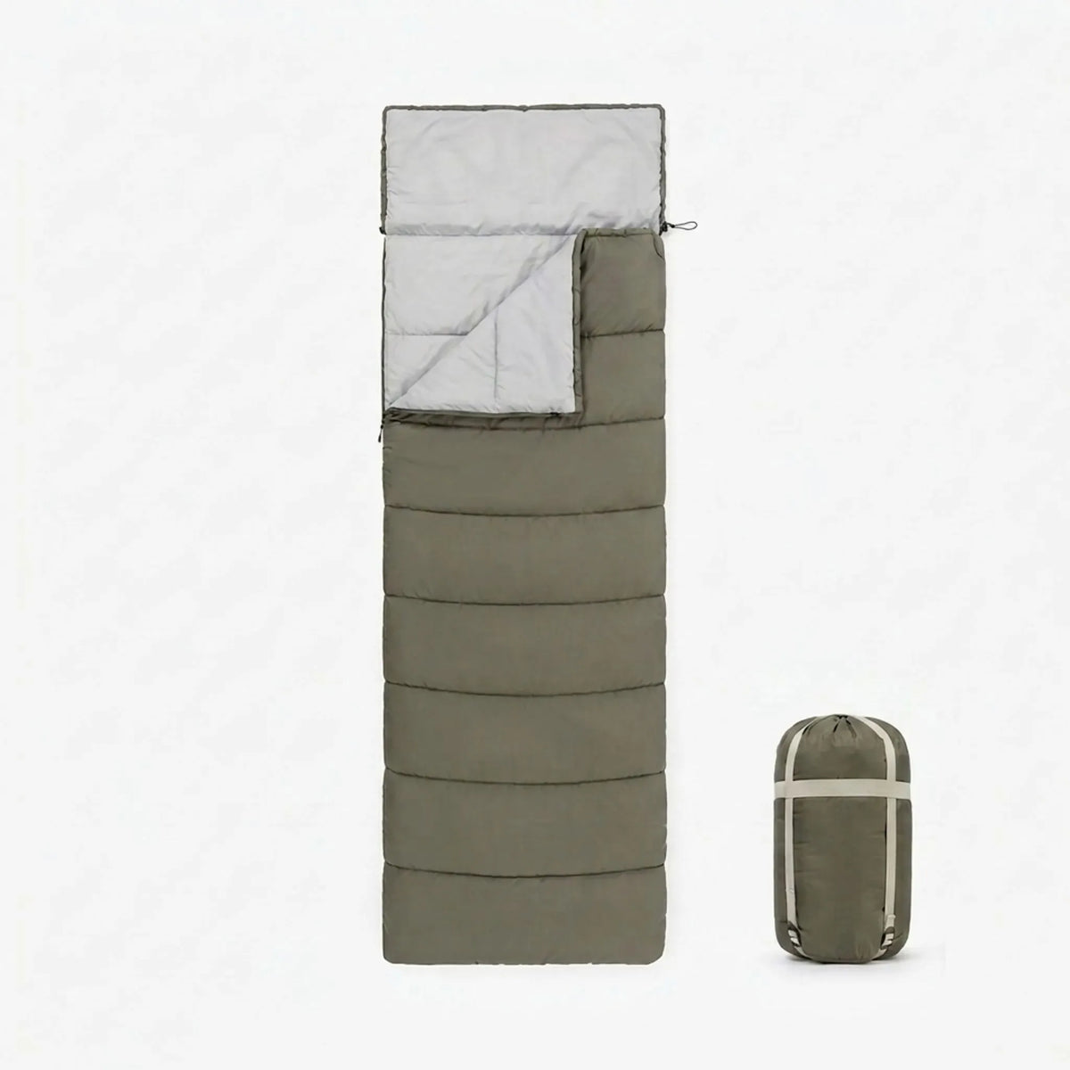 Envelope Sleeping Bag for Camping and Hiking - Unisex Design
