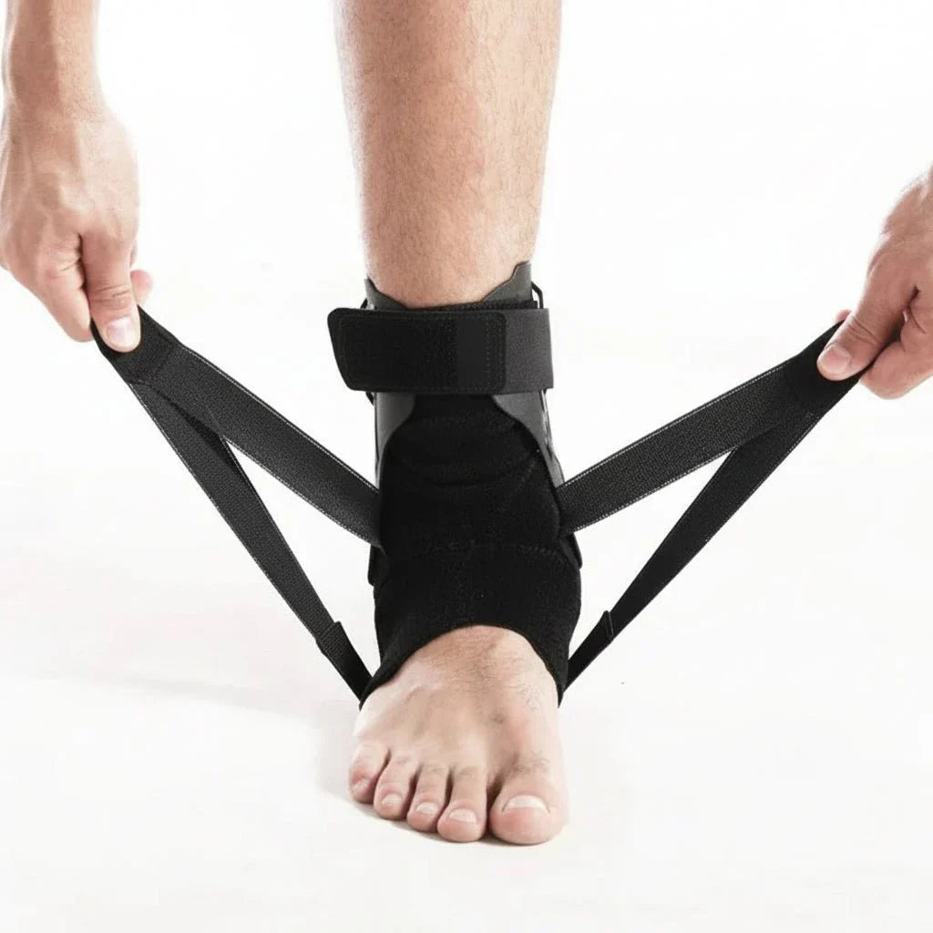 Ankle Support for All Genders with Dual Stabilizing Straps