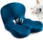 Memory Foam Seat Cushion for Back Pain Relief - Unisex Ergonomic Design