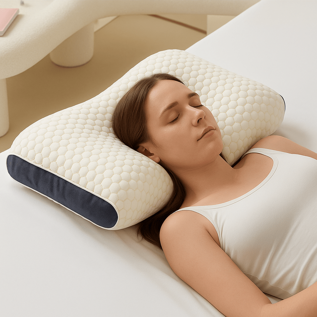 Orthopedic Pillow for Neck and Back Support – Unisex Ergonomic Design