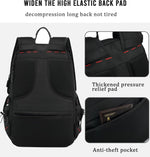 Expandable Travel Backpack for All Genders with USB Charging Port
