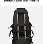 Expandable Travel Backpack for All Genders with USB Charging Port
