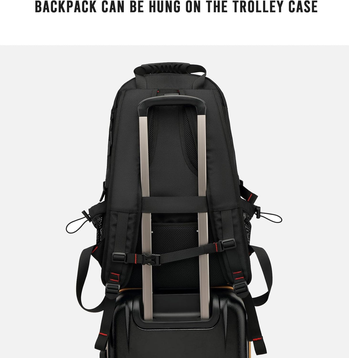 Expandable Travel Backpack for All Genders with USB Charging Port