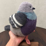 Fluffy Plush Pigeon Toy for Comfort and Cuddling – Unisex