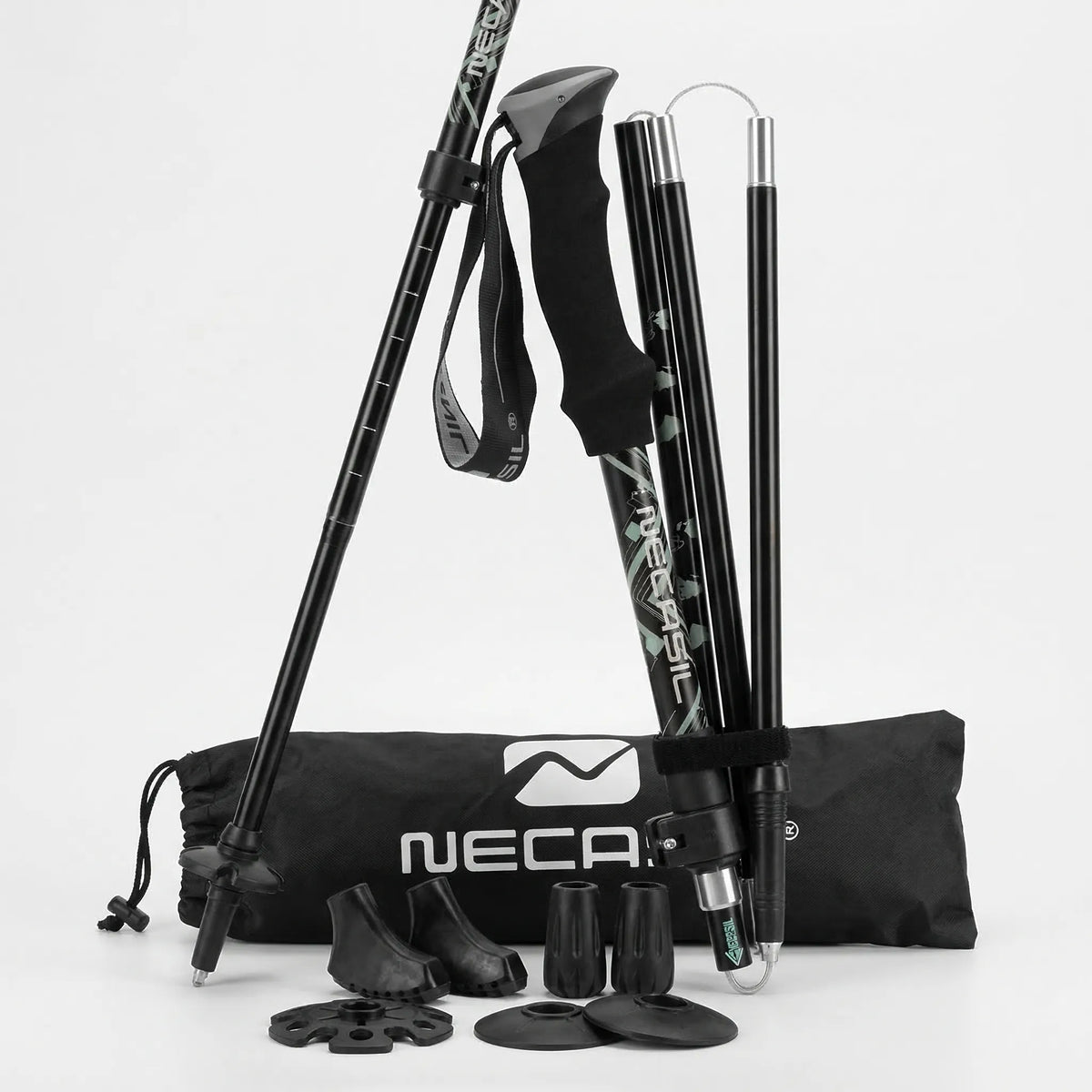 Adjustable Collapsible Trekking Poles for Men and Women