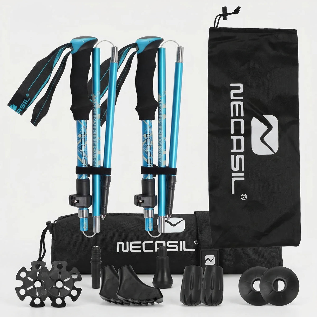 Adjustable Collapsible Trekking Poles for Men and Women