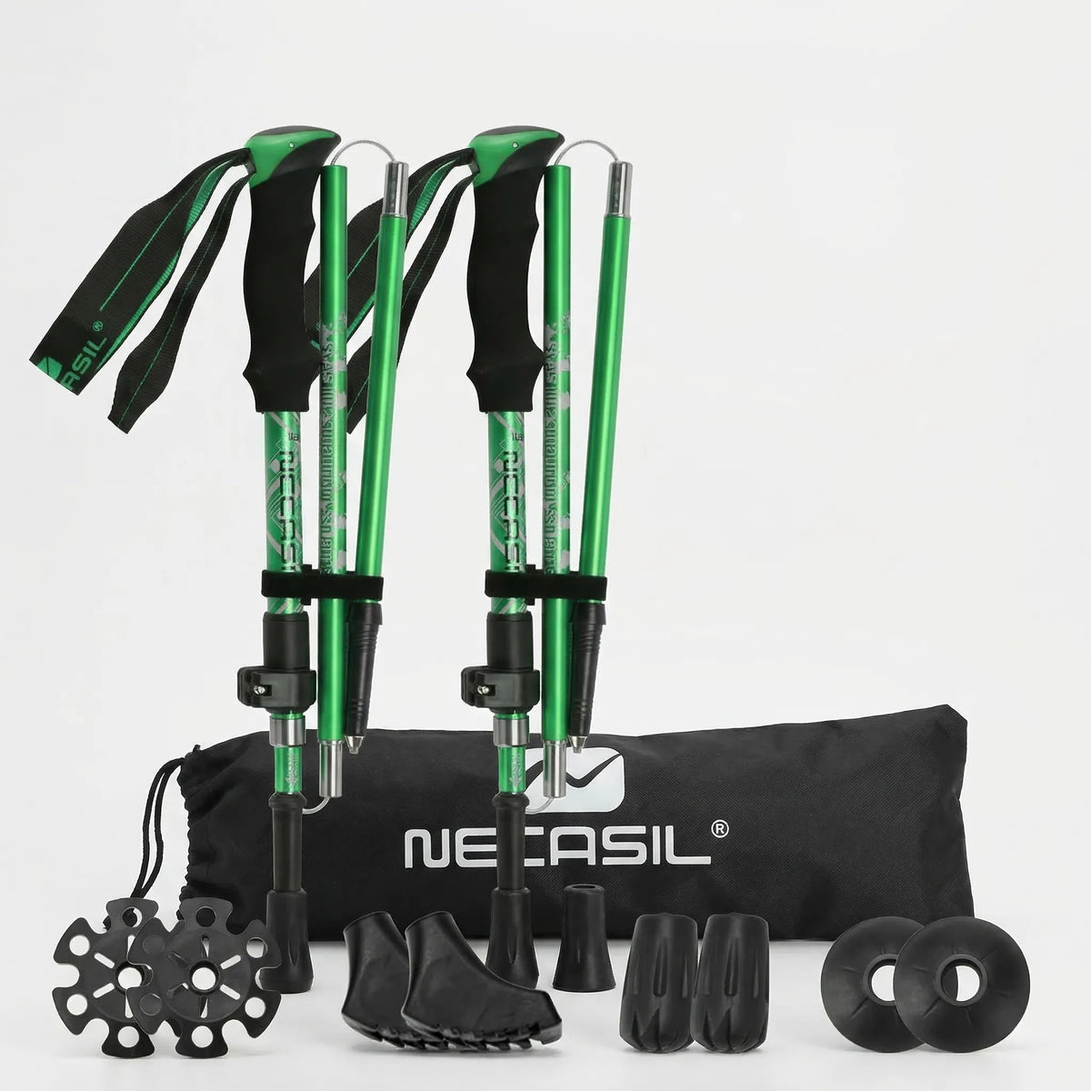 Adjustable Collapsible Trekking Poles for Men and Women