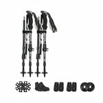 Foldable Hiking Poles for Outdoor Adventures - Unisex Design