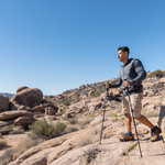 Foldable Hiking Poles for Outdoor Adventures - Unisex Design